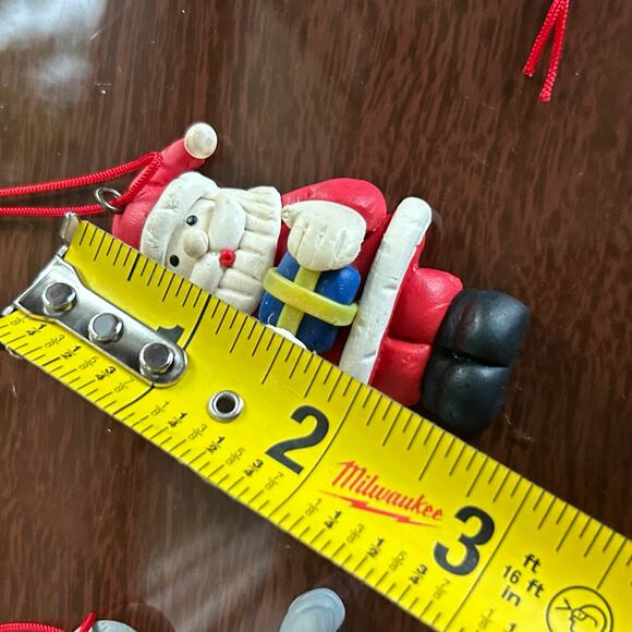 Set of 4 Vintage Christmas Ornaments – Foam/Soft Plastic - Picture 12 of 15